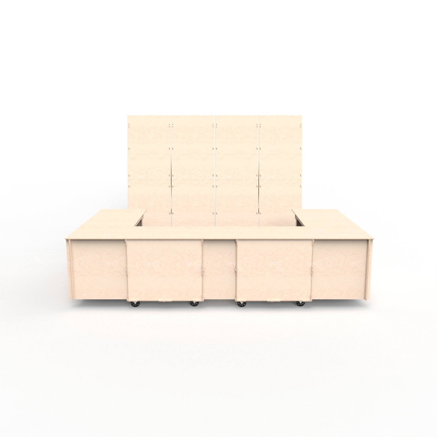 U Shaped Mobile Bar