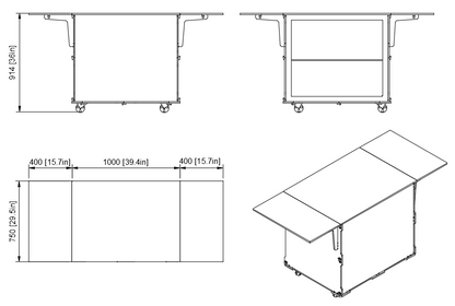 Mobile display cart, coffee cart