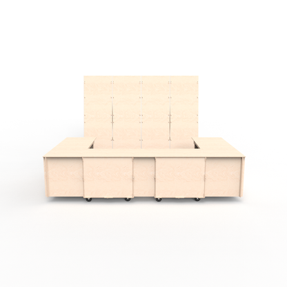 U Shaped Mobile Bar